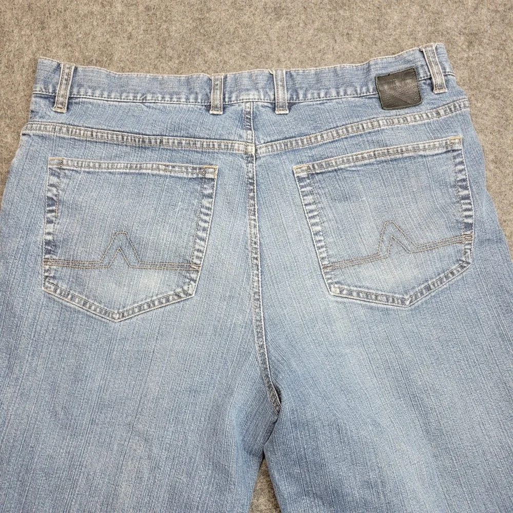 Alberto Jeans Mens 34x28 Streetwear Comfort Fit Straight Leg Americana